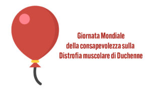 Palloncino rosso per la Giornata Mondiale della Distrofia di Duchenne