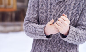 Mani fredde in inverno per Fenomeno di Raynaud